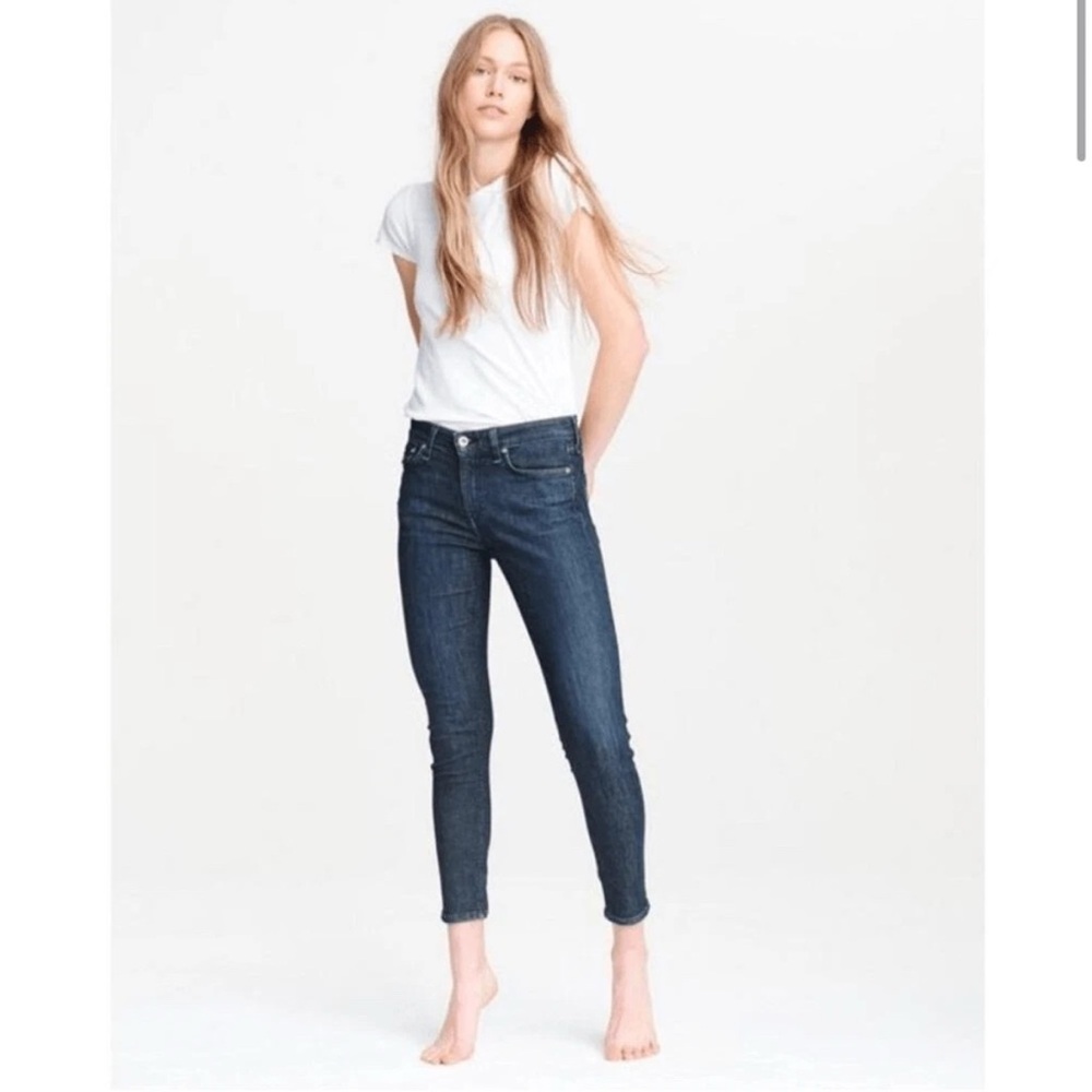 rag & bone April Cate denim mid-rise, ankle fit